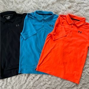 Under amor polo shirt bundle Youth XL